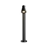 SLV T-Röhre Aluminium Schwarz | Geeignet für 1x GU10