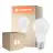 Mehrfachpackung 6x Ledvance Classic LED E27 Birne Matt 8.8W 806lm - 827 Extra Warmweiß | Dimmbar - Ersatz Für 60W