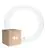 Mehrfachpackung 4x Ledvance LED Röhre T9 Value Rund (EM/Mains) 11W 1320lm - 840 Kaltweiß | Ersatz Für 22W
