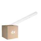 Mehrfachpackung 4x Philips LED Deckenleuchte CoreLine Weiß 37W 5200lm - 865 Tageslichtweiß | 150cm - - Ersatz Für 2x58W